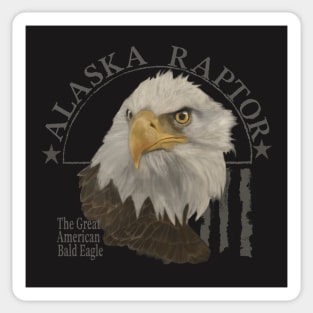 Alaska Raptor Sticker